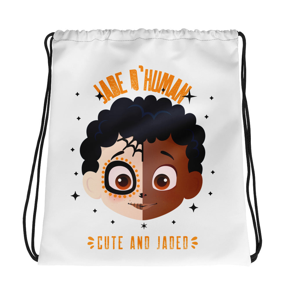 Cute and Jaded Drawstring Bag