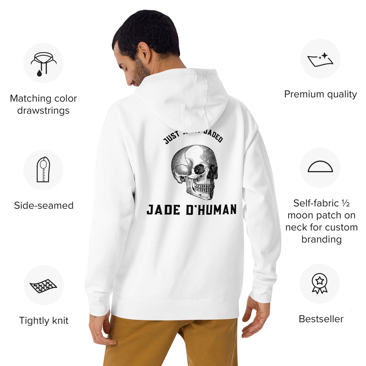 Jade D'human Skully Unisex Hoodie